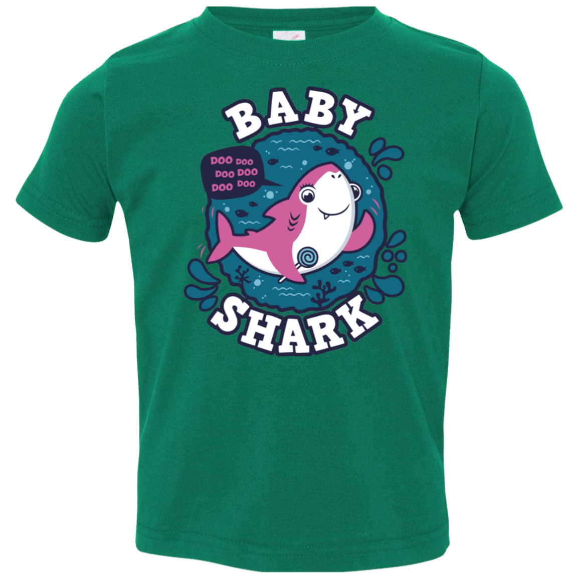 T-Shirts Kelly / 2T Shark Family trazo - Baby Girl Toddler Premium T-Shirt