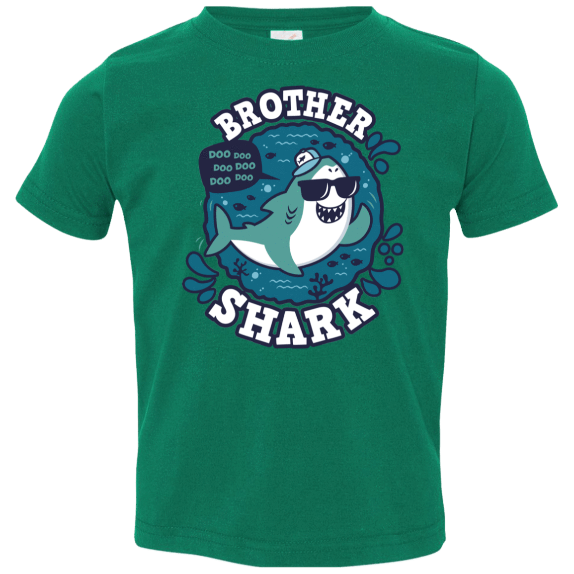 T-Shirts Kelly / 2T Shark Family trazo - Brother Toddler Premium T-Shirt