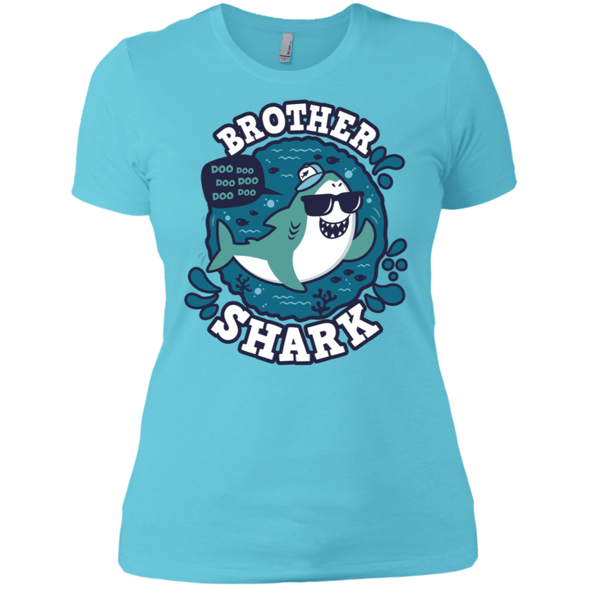 T-Shirts Cancun / X-Small Shark Family trazo - Brother Women's Premium T-Shirt