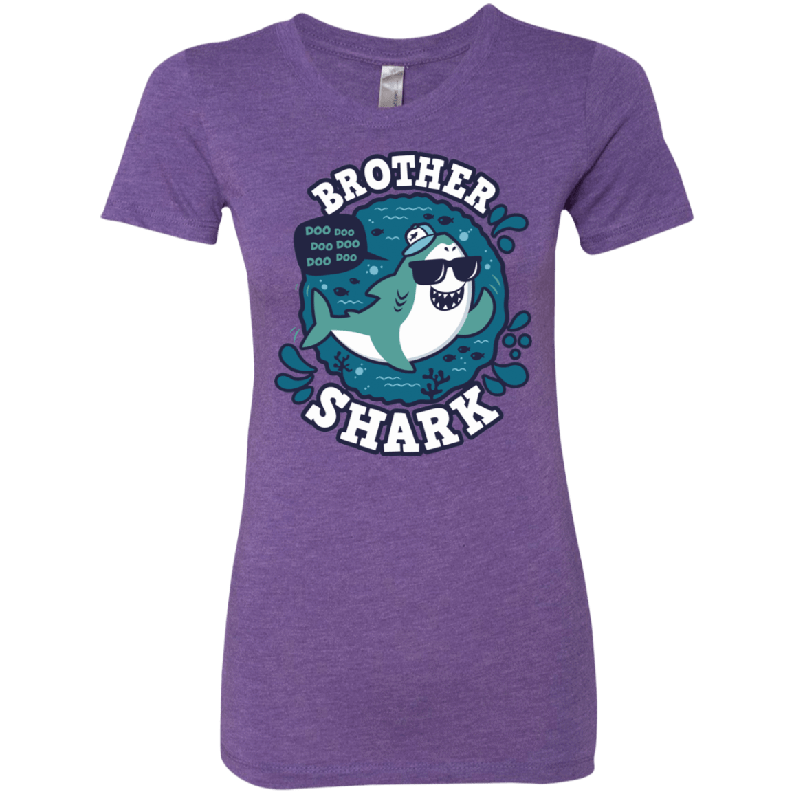 T-Shirts Purple Rush / S Shark Family trazo - Brother Women's Triblend T-Shirt