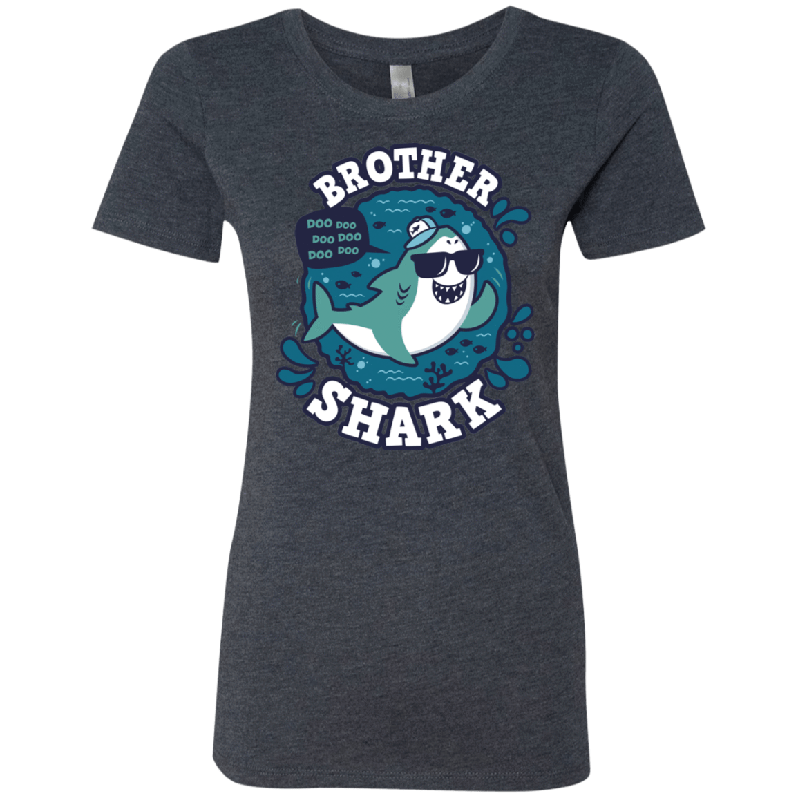 T-Shirts Vintage Navy / S Shark Family trazo - Brother Women's Triblend T-Shirt
