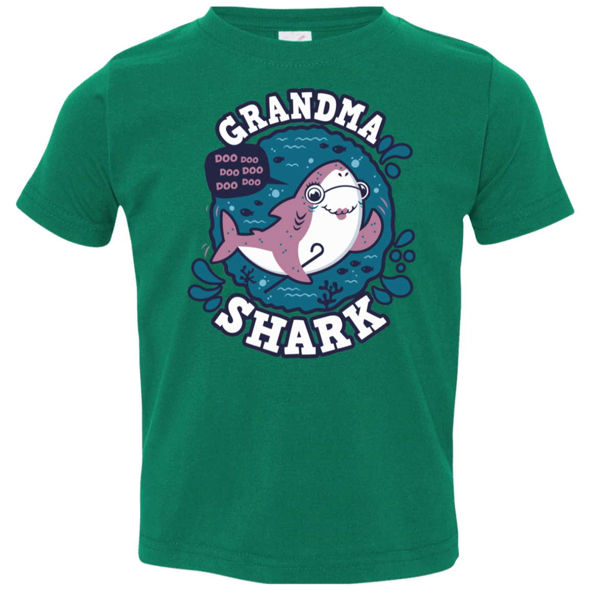 T-Shirts Kelly / 2T Shark Family trazo - Grandma Toddler Premium T-Shirt