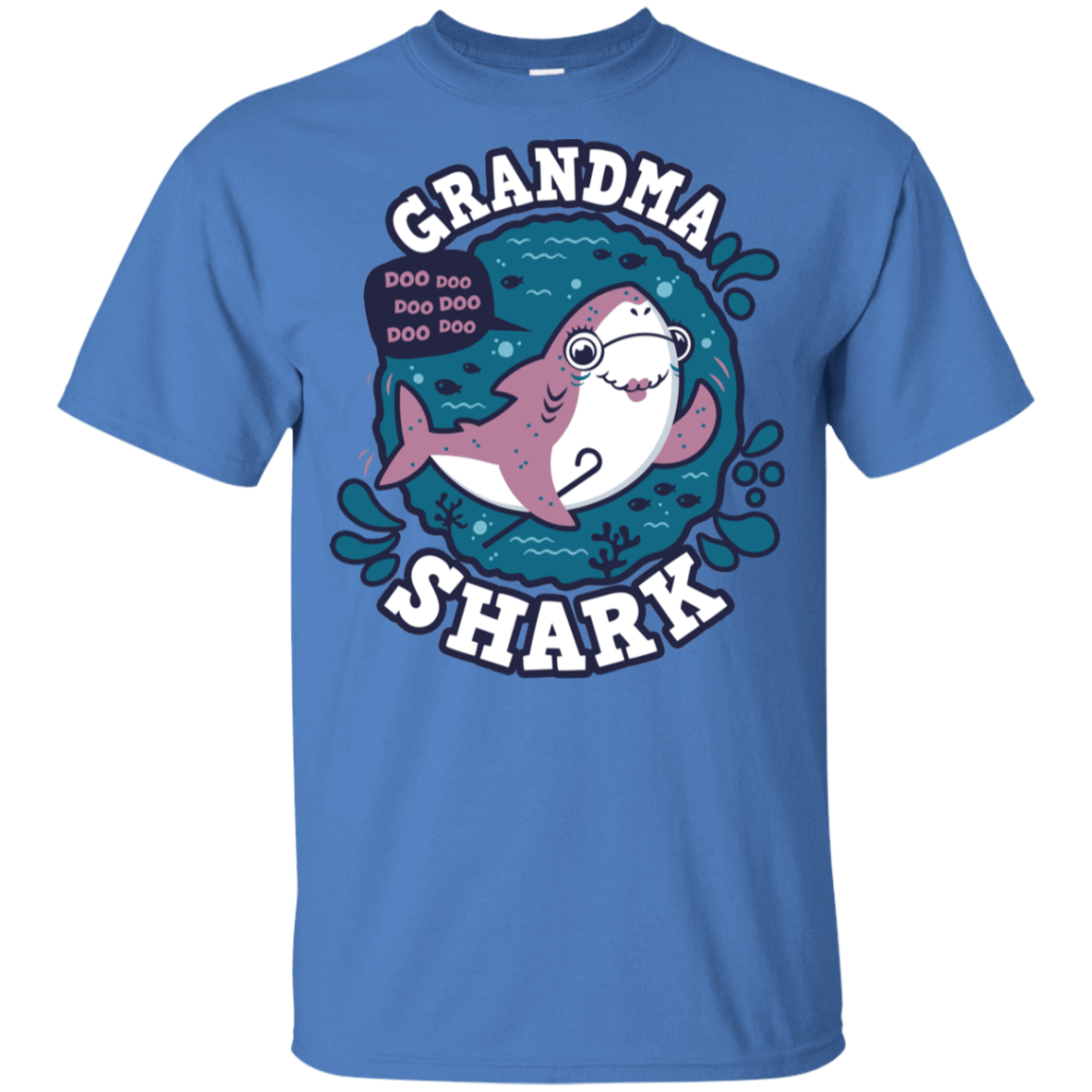 T-Shirts Iris / YXS Shark Family trazo - Grandma Youth T-Shirt