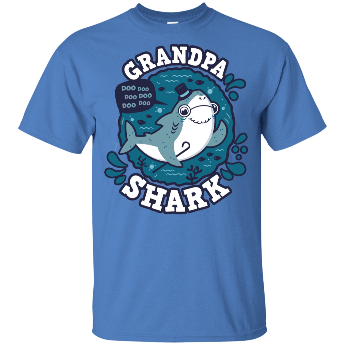 T-Shirts Iris / YXS Shark Family trazo - Grandpa Youth T-Shirt