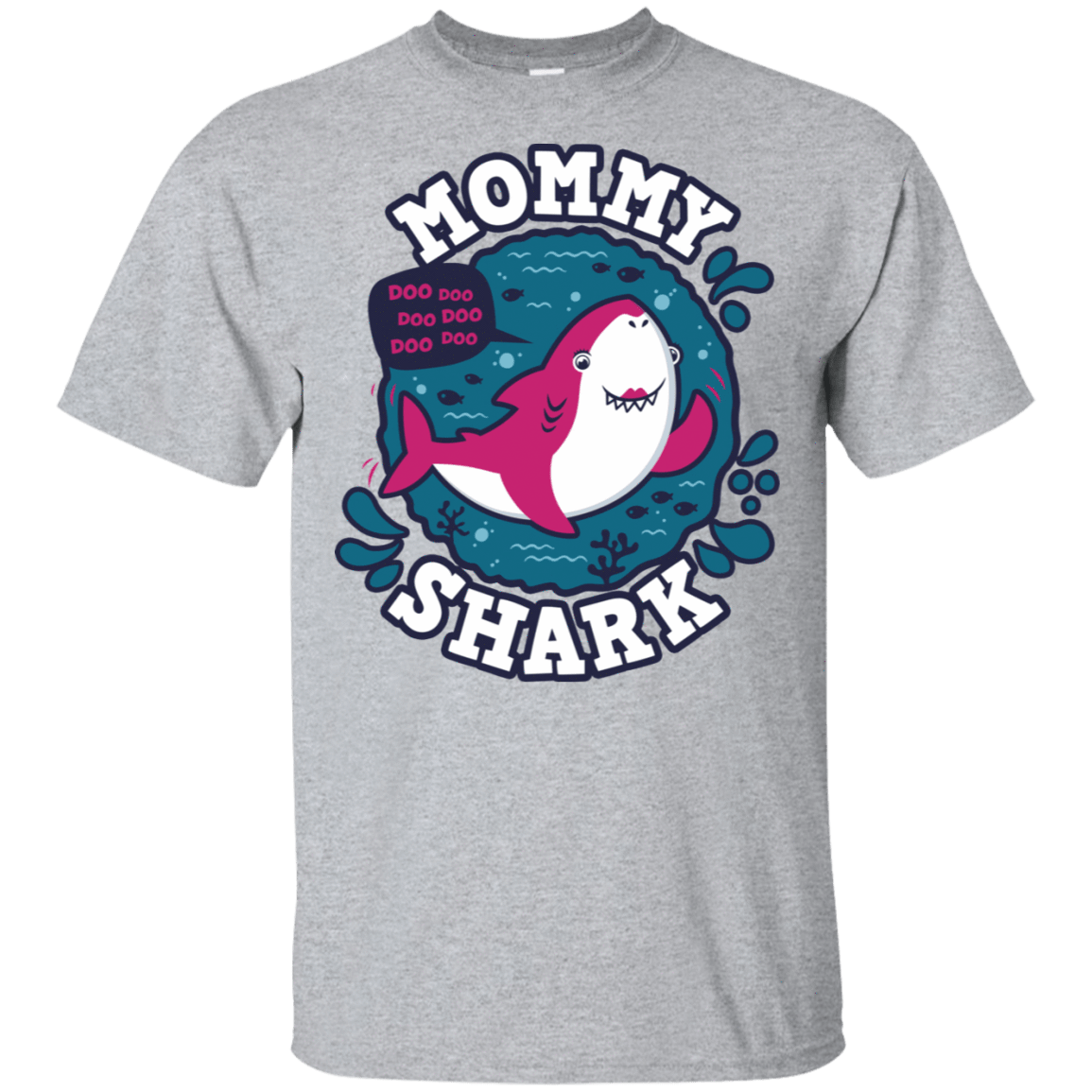 T-Shirts Sport Grey / S Shark Family trazo - Mommy T-Shirt