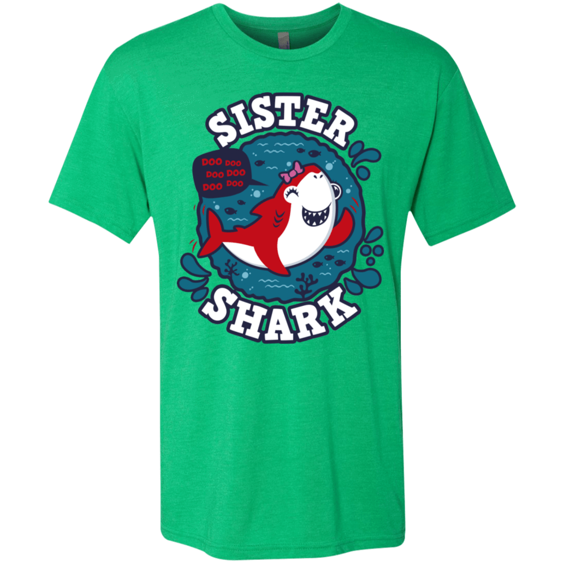 T-Shirts Envy / S Shark Family trazo - Sister Men's Triblend T-Shirt