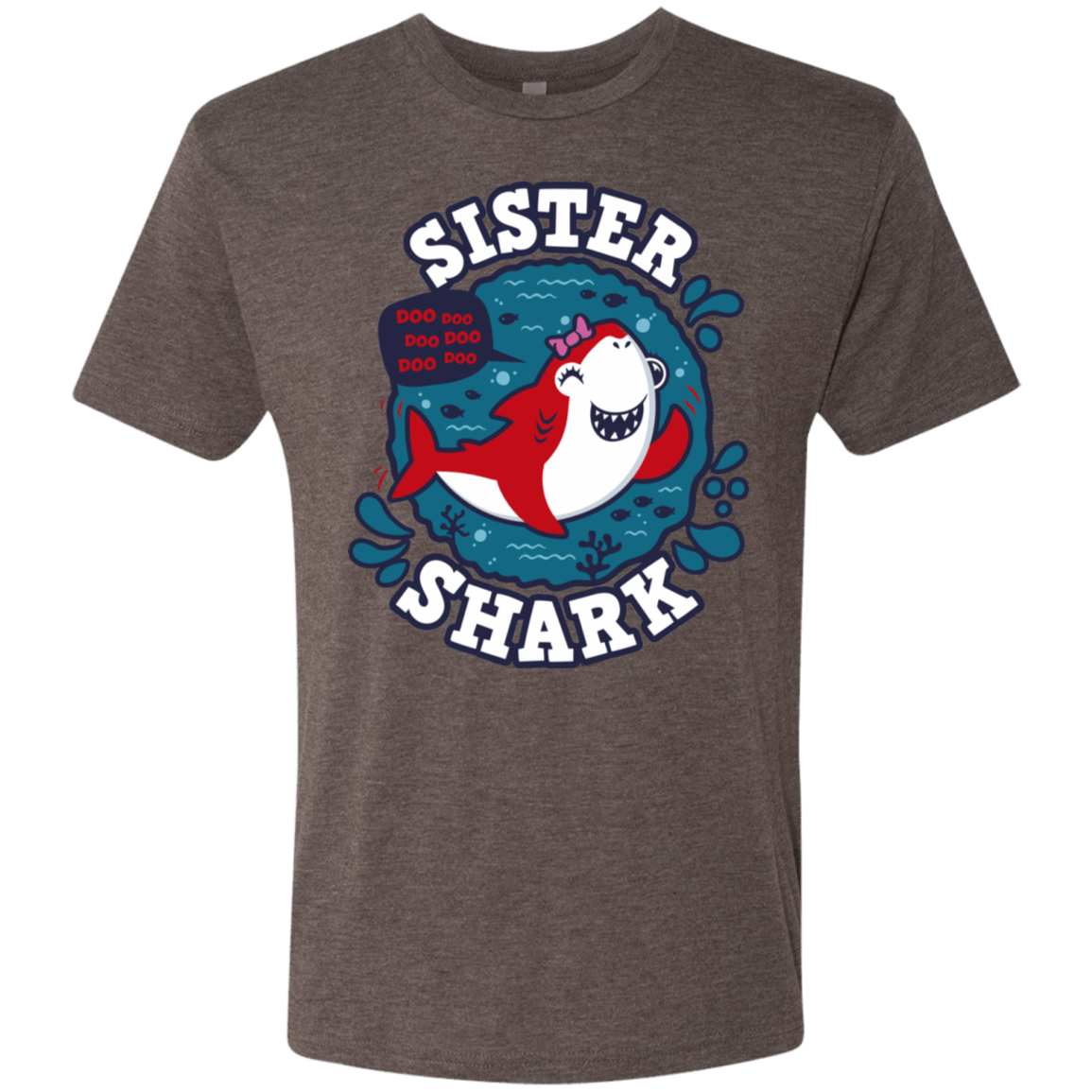 T-Shirts Macchiato / S Shark Family trazo - Sister Men's Triblend T-Shirt