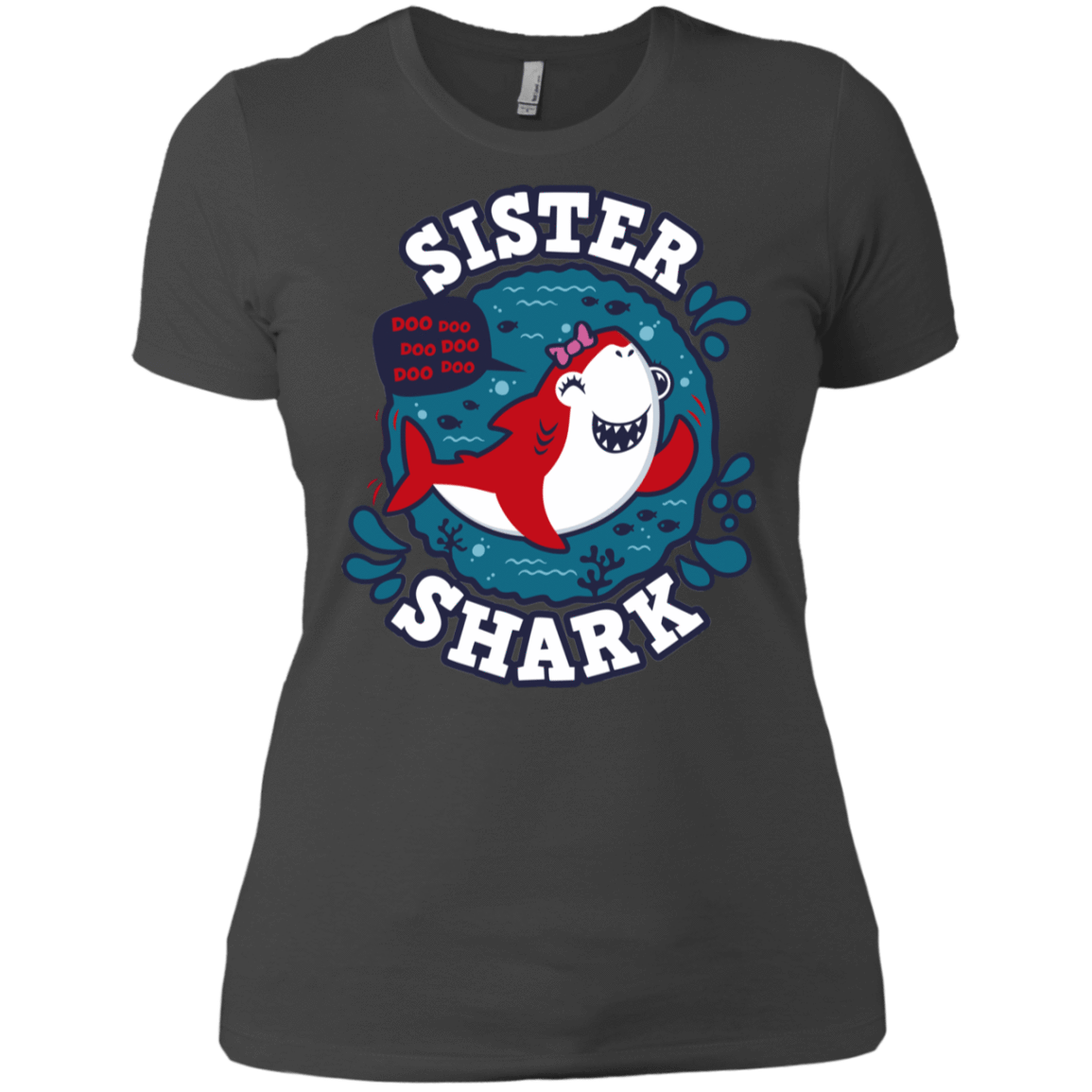 T-Shirts Heavy Metal / X-Small Shark Family trazo - Sister Women's Premium T-Shirt