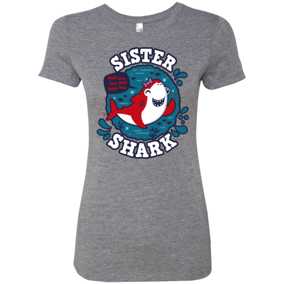 T-Shirts Premium Heather / S Shark Family trazo - Sister Women's Triblend T-Shirt