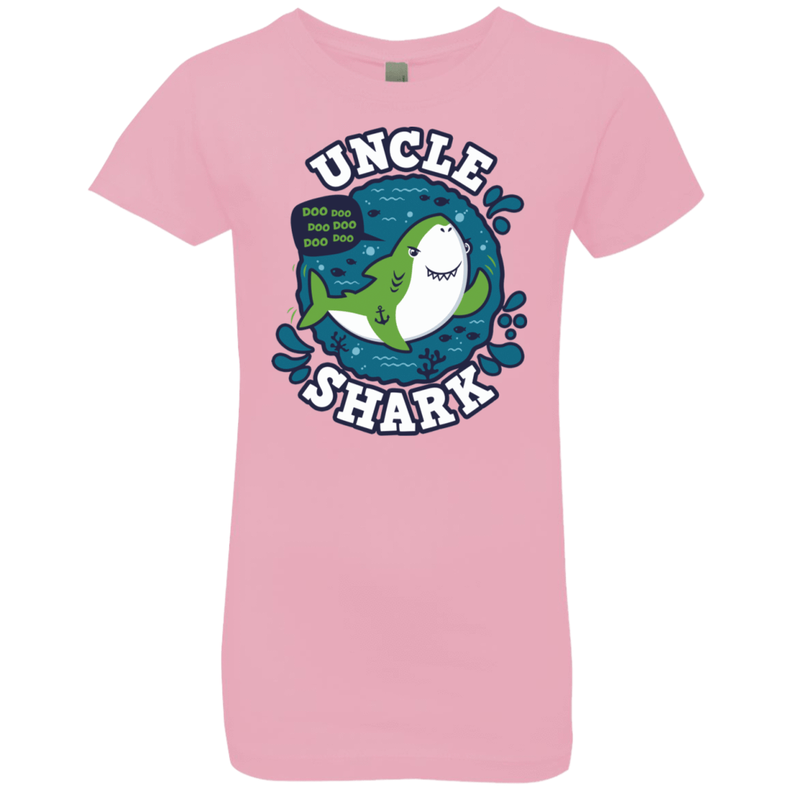 T-Shirts Light Pink / YXS Shark Family trazo - Uncle Girls Premium T-Shirt