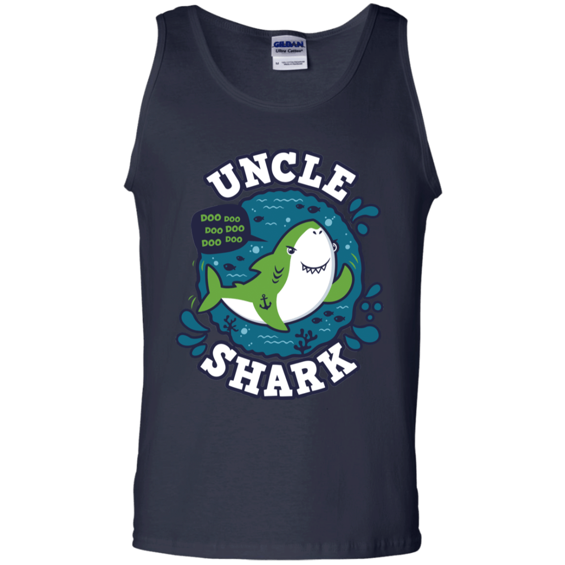 Shark Family trazo - Uncle Men's Tank Top
