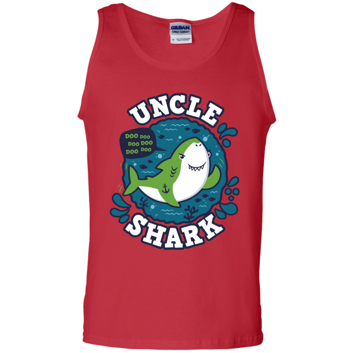Shark Family trazo - Uncle Men's Tank Top