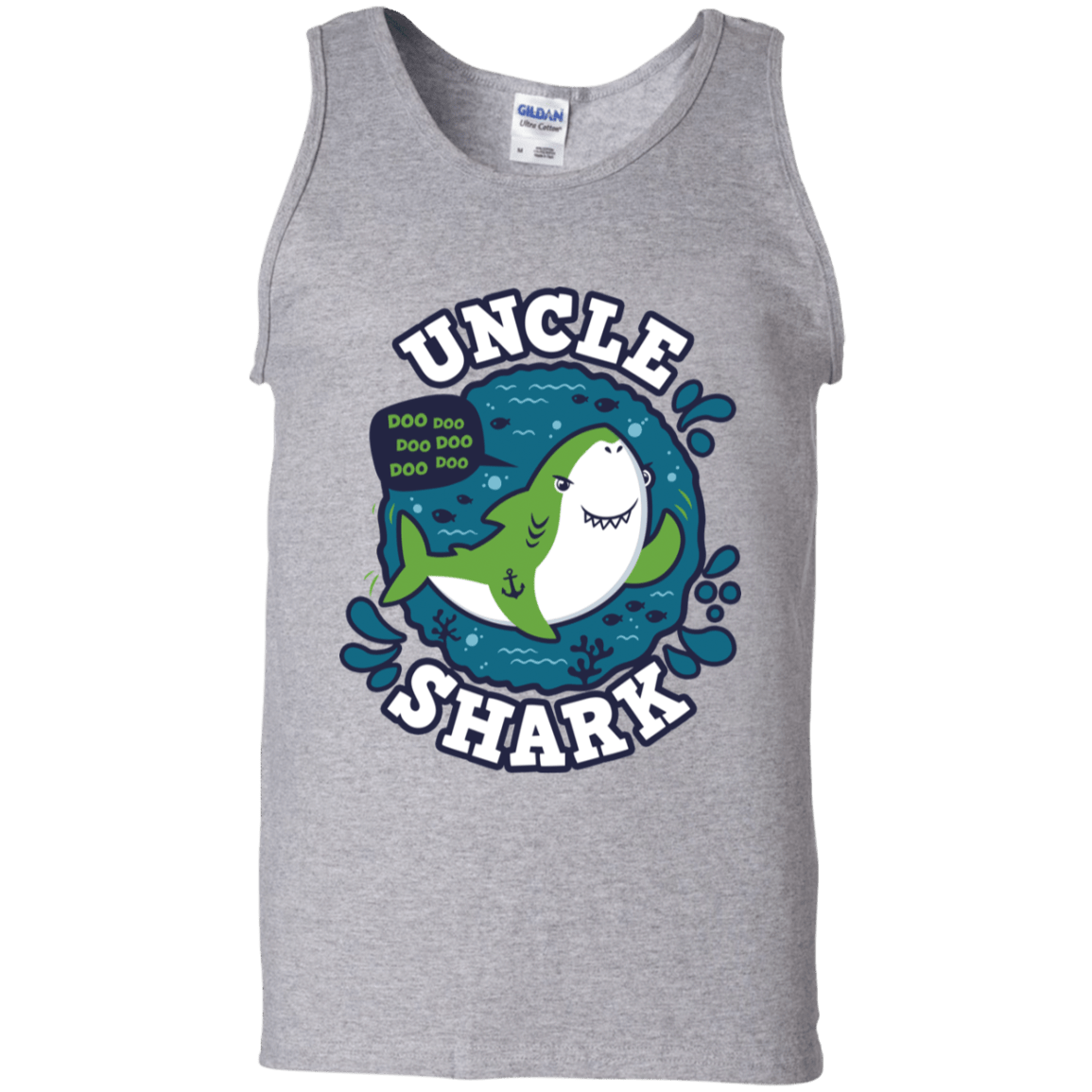 Shark Family trazo - Uncle Men's Tank Top