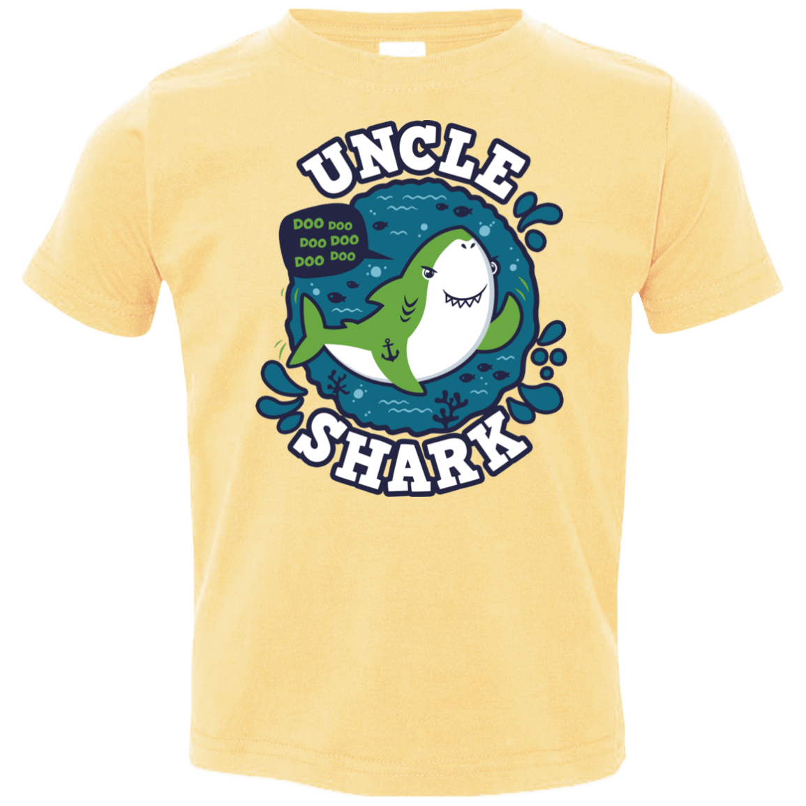 T-Shirts Butter / 2T Shark Family trazo - Uncle Toddler Premium T-Shirt