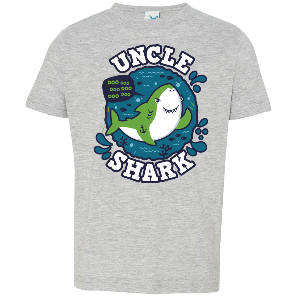 T-Shirts Heather Grey / 2T Shark Family trazo - Uncle Toddler Premium T-Shirt