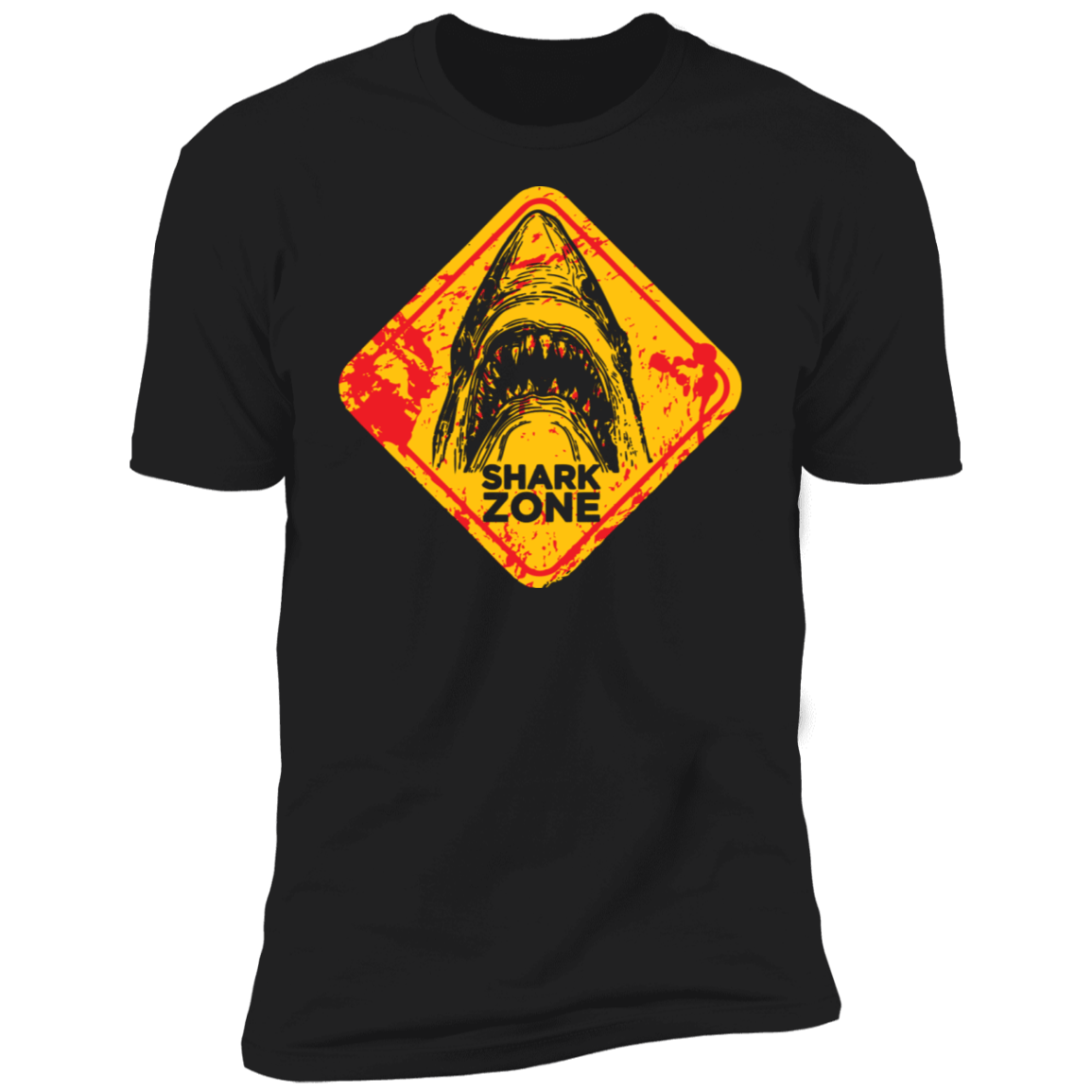 T-Shirts Black / X-Small Shark Zone Men's Premium T-Shirt