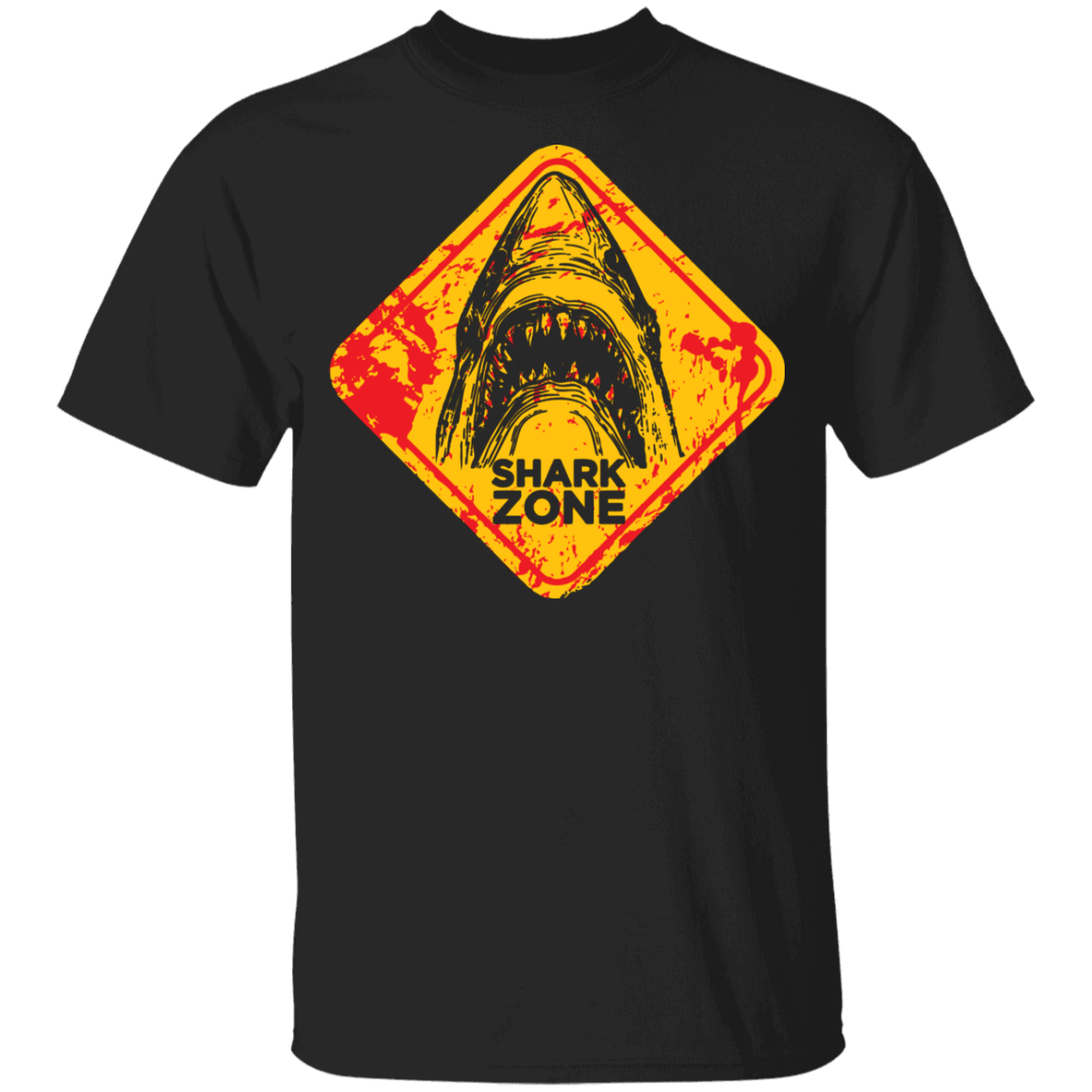 T-Shirts Black / YXS Shark Zone Youth T-Shirt