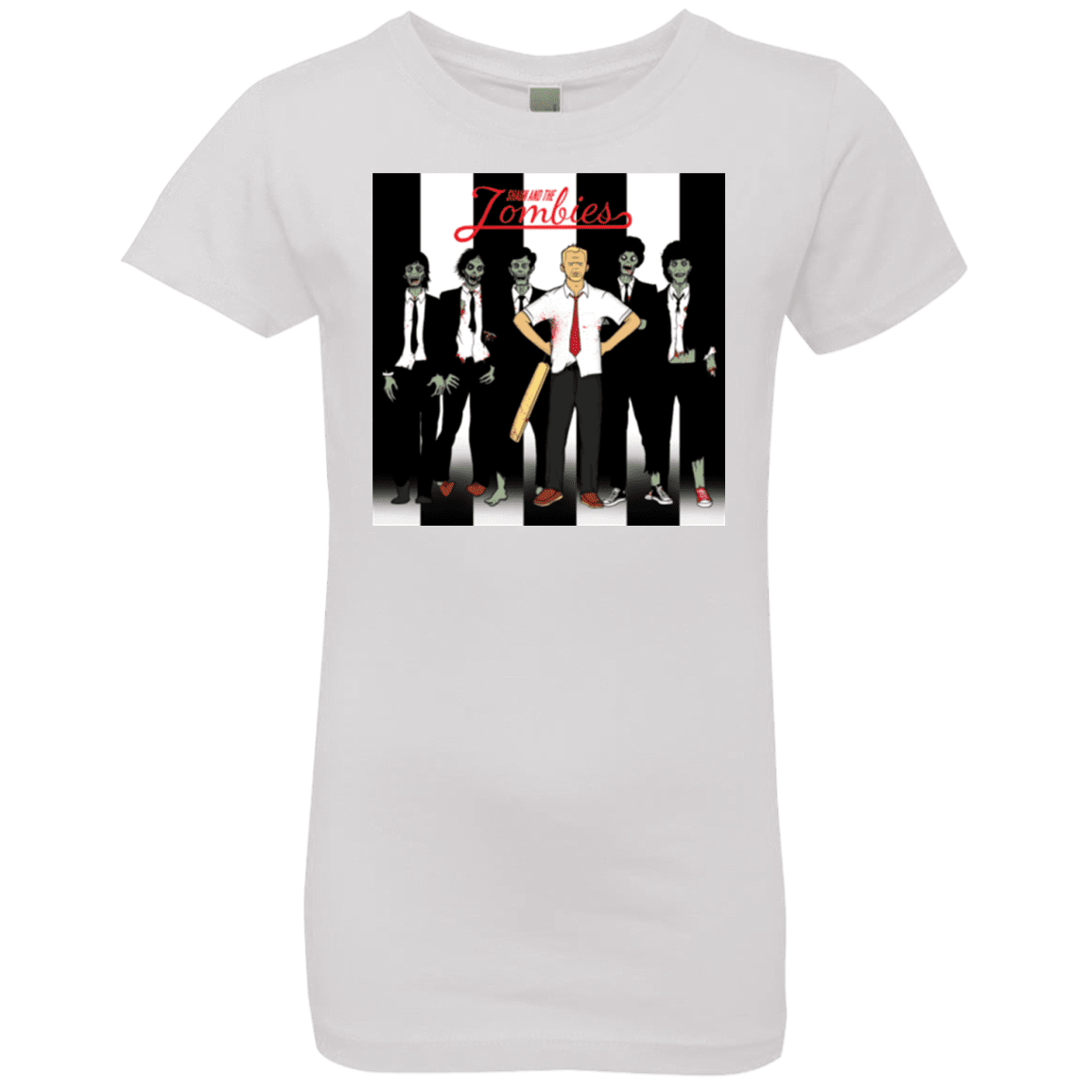 T-Shirts White / YXS Shaun and the Zombies Girls Premium T-Shirt