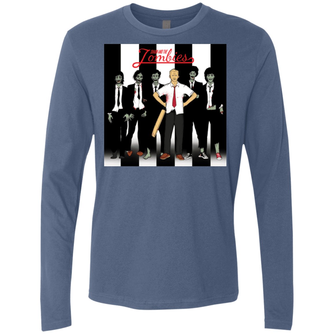 Shaun and the Zombies Men's Premium Long Sleeve