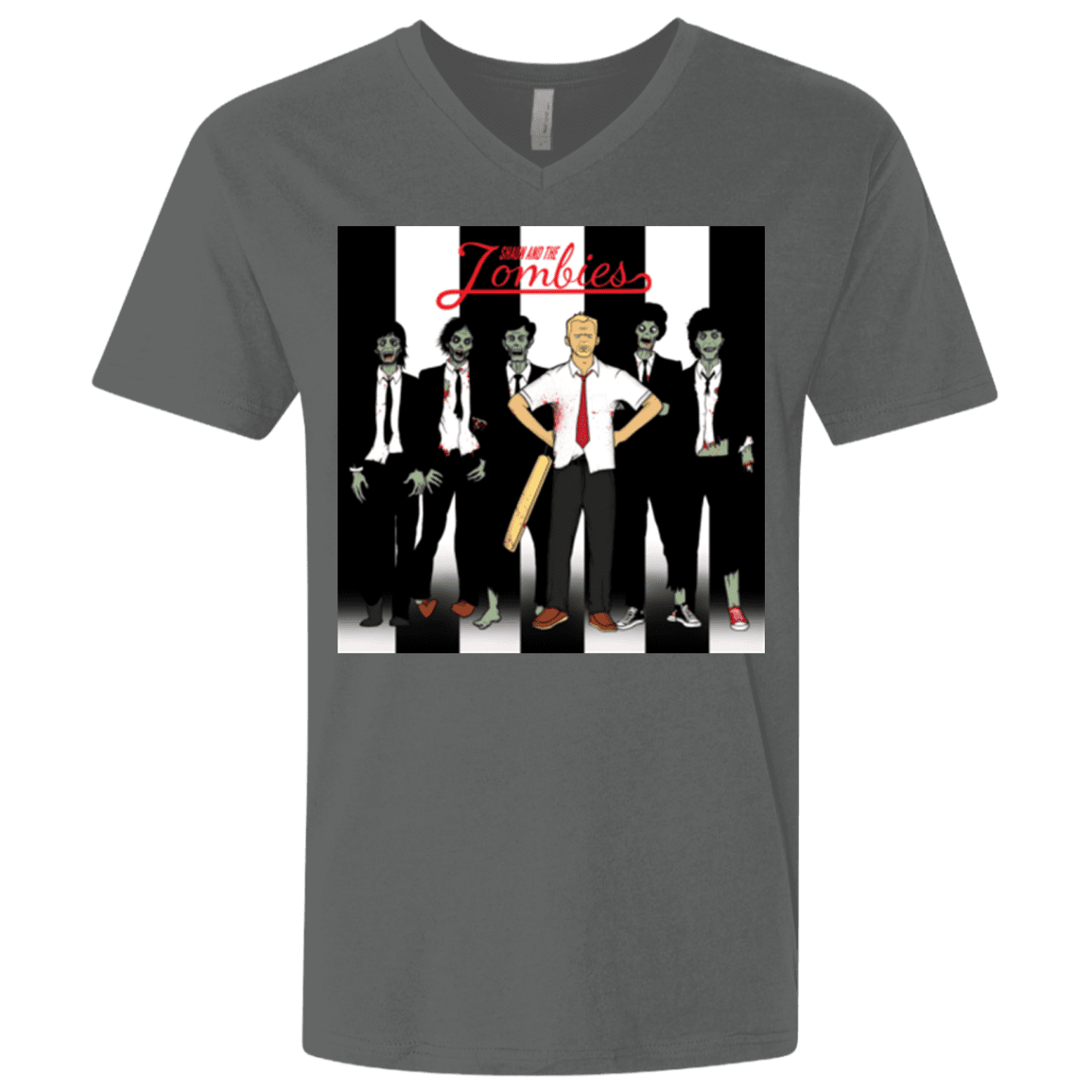 T-Shirts Heavy Metal / X-Small Shaun and the Zombies Men's Premium V-Neck