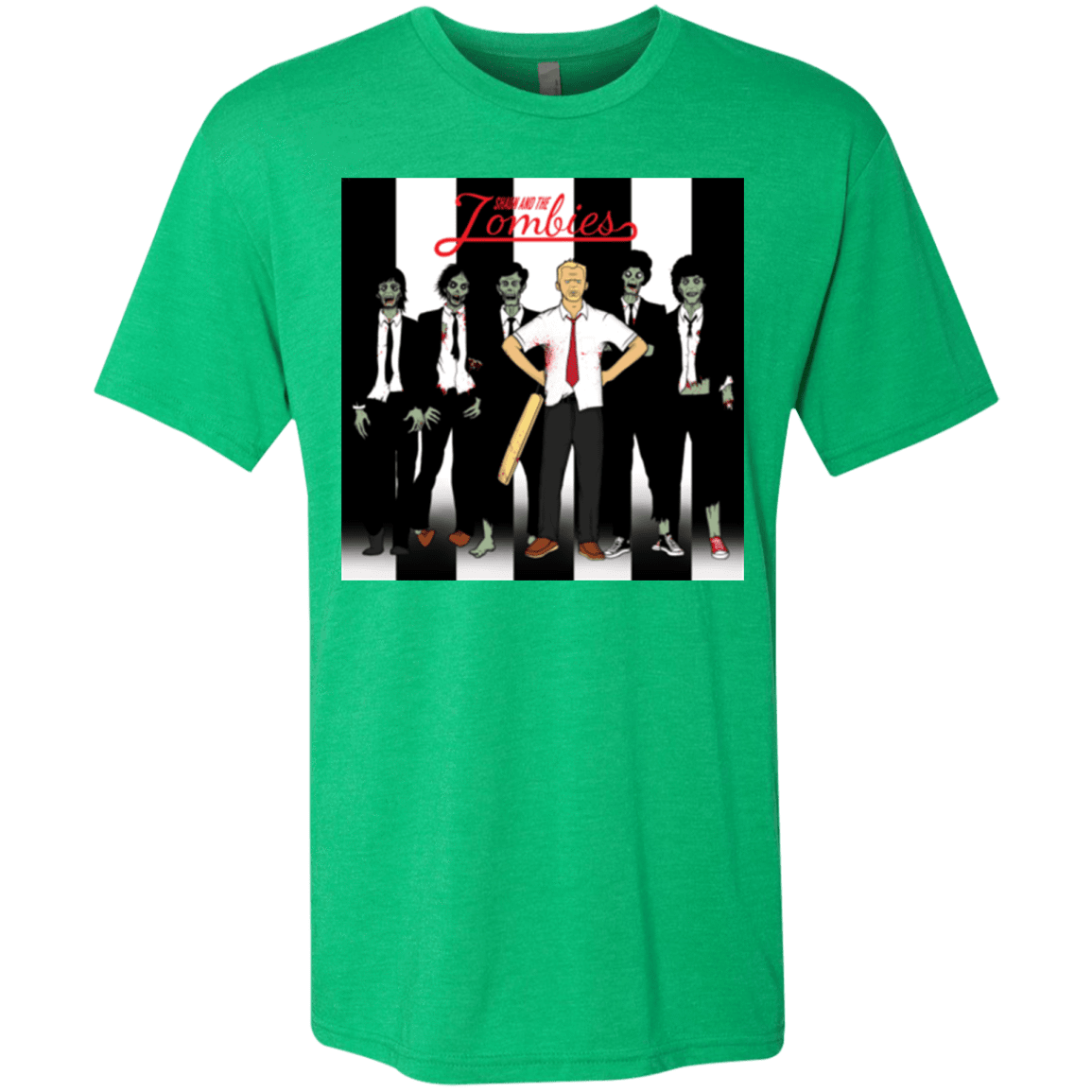 T-Shirts Envy / Small Shaun and the Zombies Men's Triblend T-Shirt