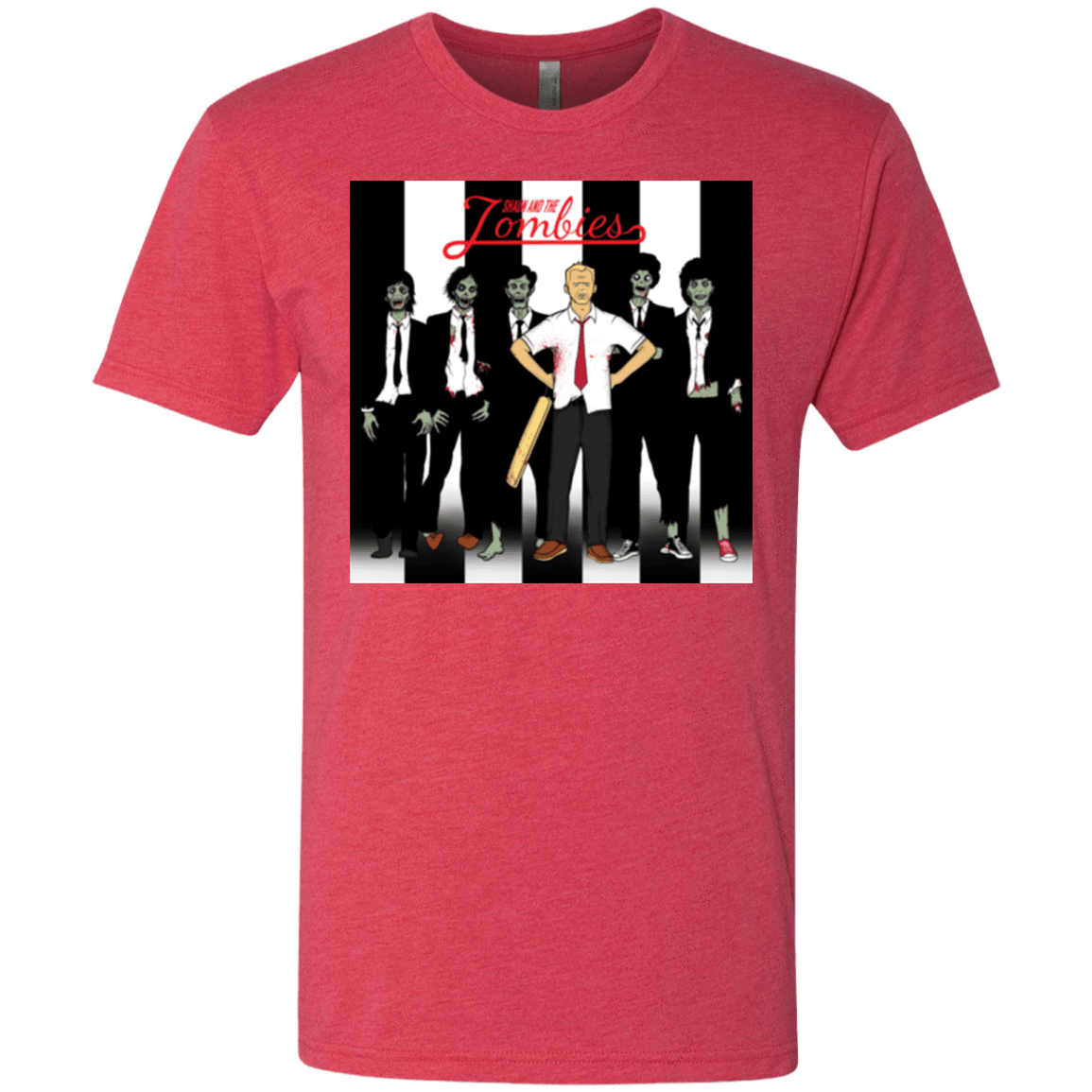 T-Shirts Vintage Red / Small Shaun and the Zombies Men's Triblend T-Shirt