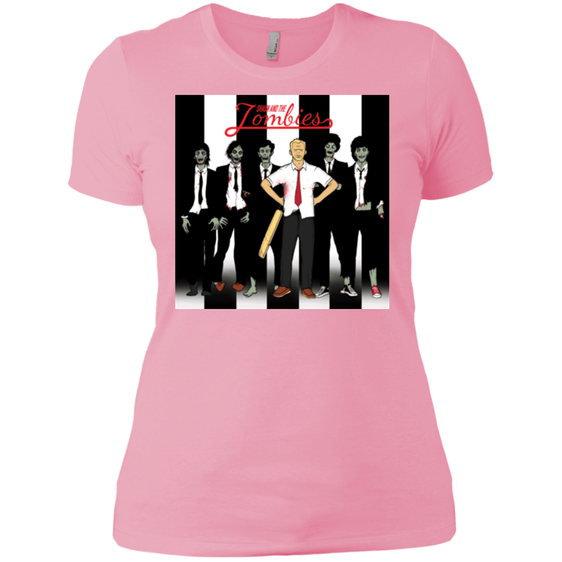 T-Shirts Light Pink / X-Small Shaun and the Zombies Women's Premium T-Shirt