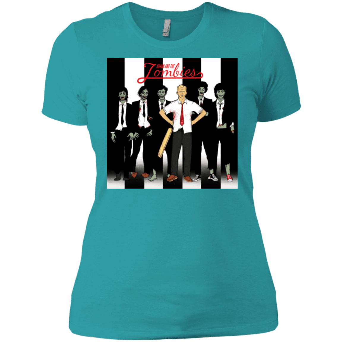 T-Shirts Tahiti Blue / X-Small Shaun and the Zombies Women's Premium T-Shirt