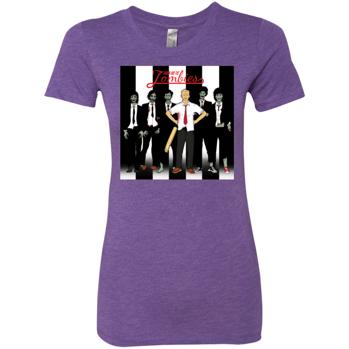 T-Shirts Purple Rush / Small Shaun and the Zombies Women's Triblend T-Shirt