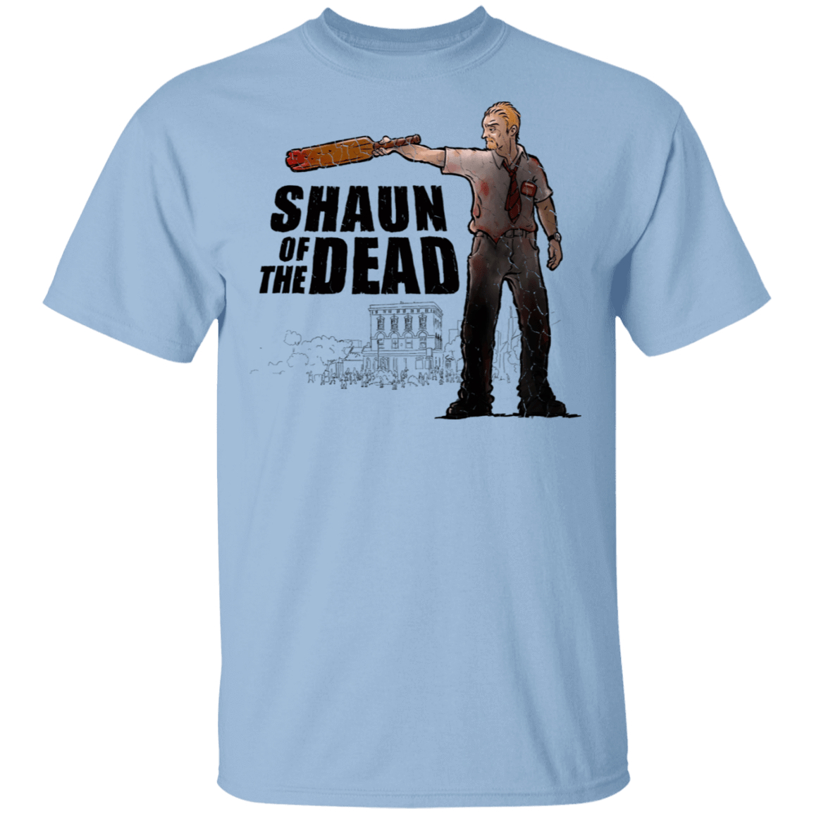 T-Shirts Light Blue / S Shaun Of The Dead T-Shirt