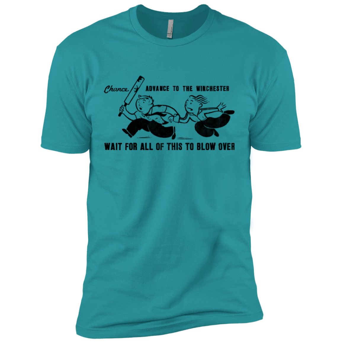 T-Shirts Tahiti Blue / X-Small Shauns Last Chance Men's Premium T-Shirt