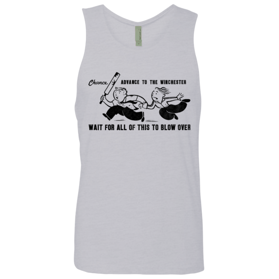 T-Shirts Heather Grey / Small Shauns Last Chance Men's Premium Tank Top