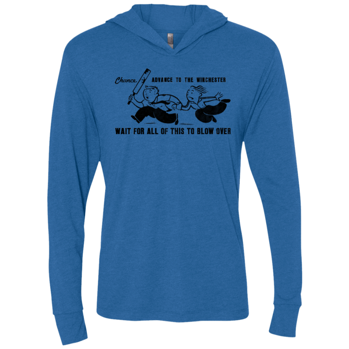 T-Shirts Vintage Royal / X-Small Shauns Last Chance Triblend Long Sleeve Hoodie Tee