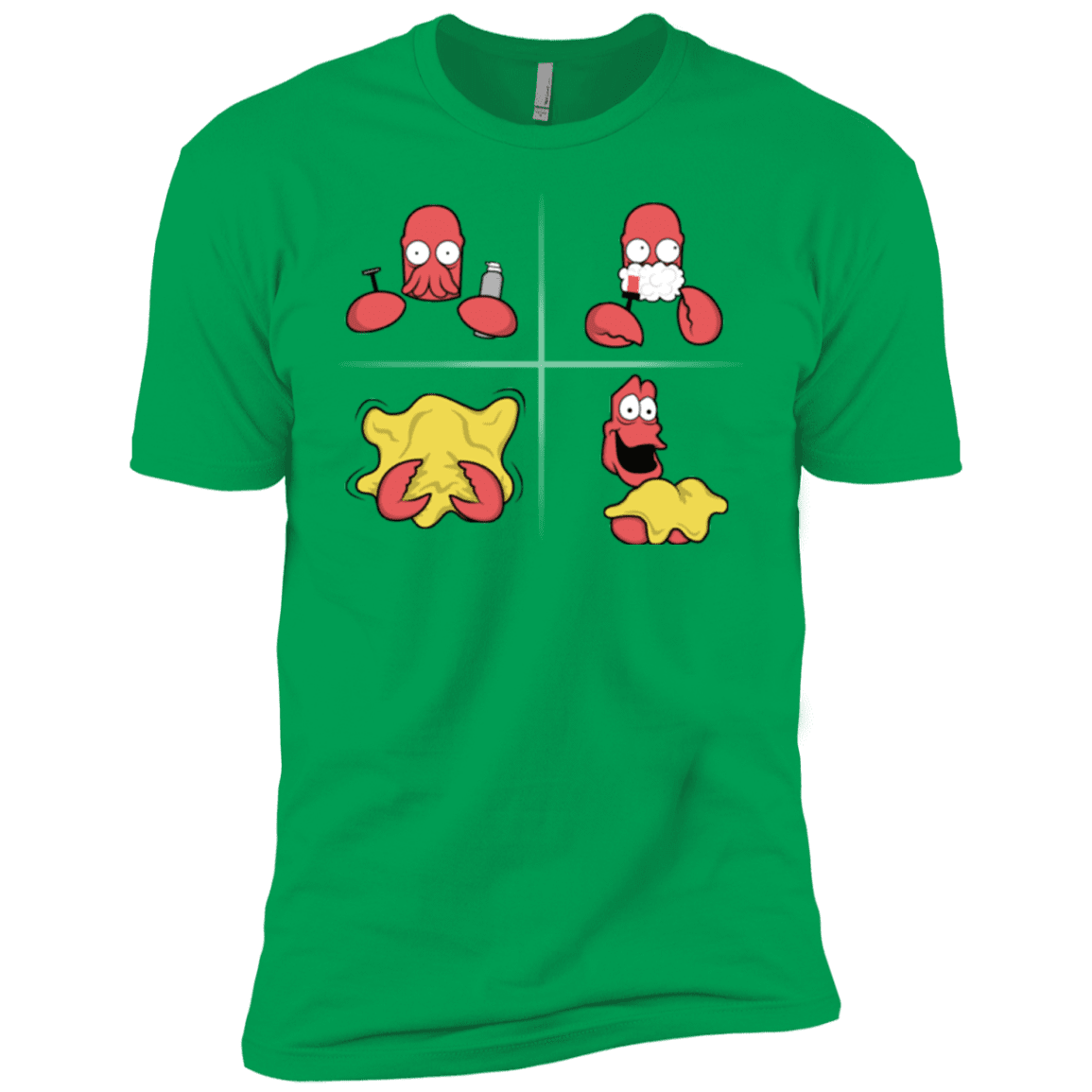 T-Shirts Kelly Green / YXS Shaving Process Boys Premium T-Shirt