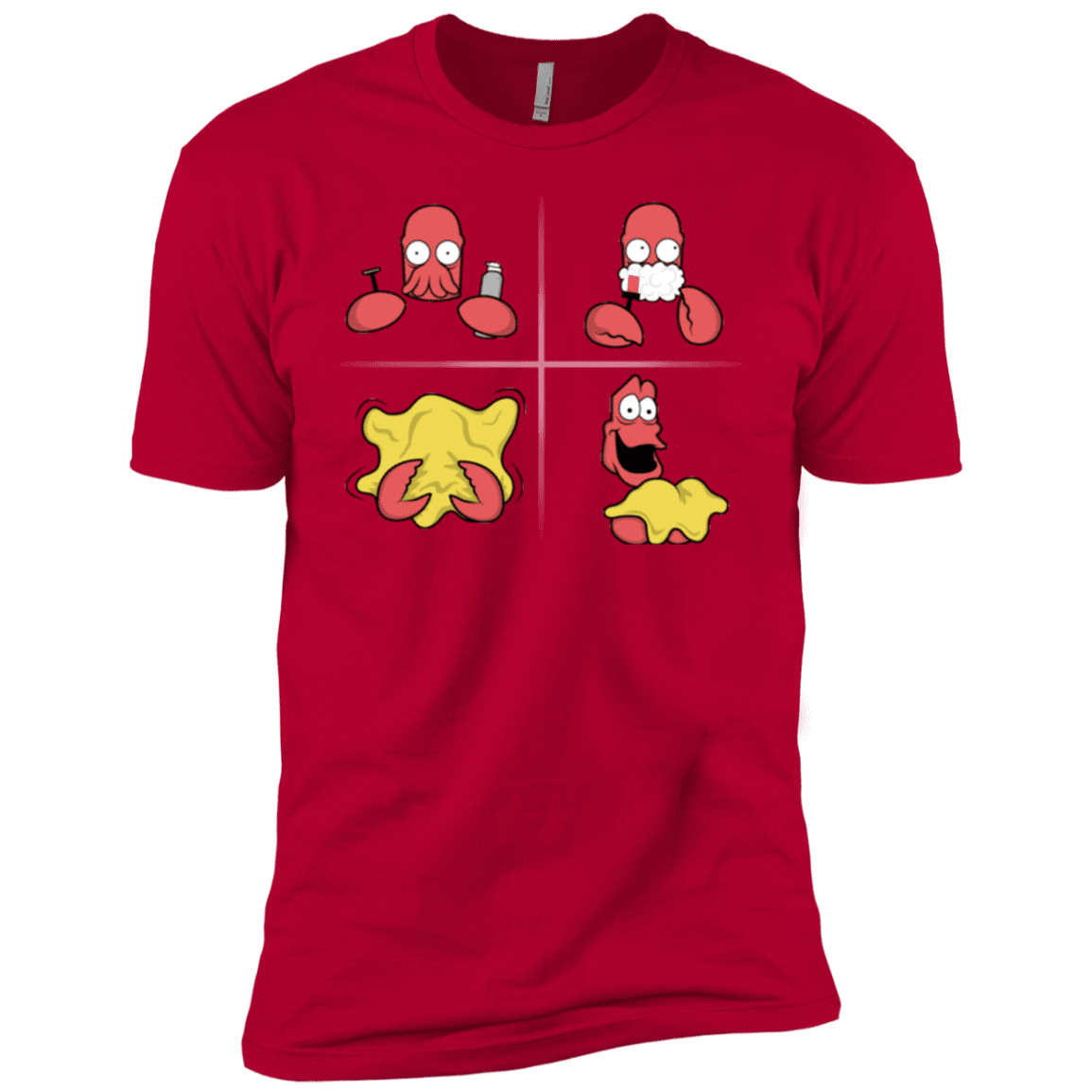 T-Shirts Red / YXS Shaving Process Boys Premium T-Shirt