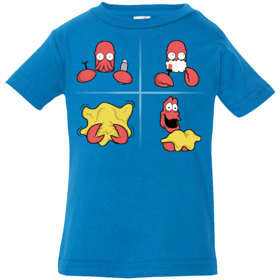 T-Shirts Cobalt / 6 Months Shaving Process Infant Premium T-Shirt