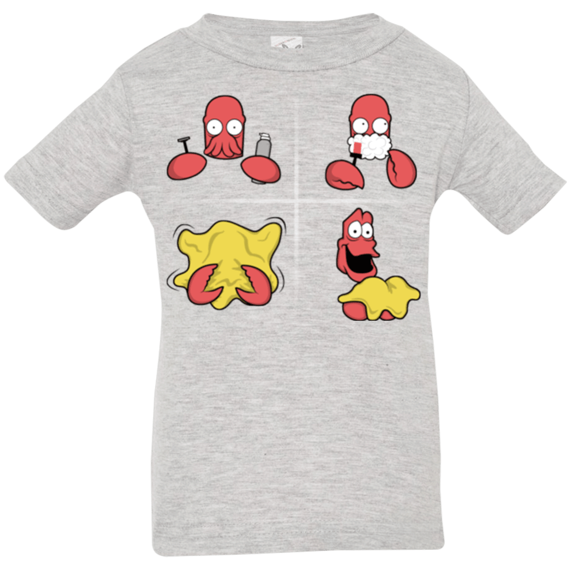 T-Shirts Heather Grey / 6 Months Shaving Process Infant Premium T-Shirt