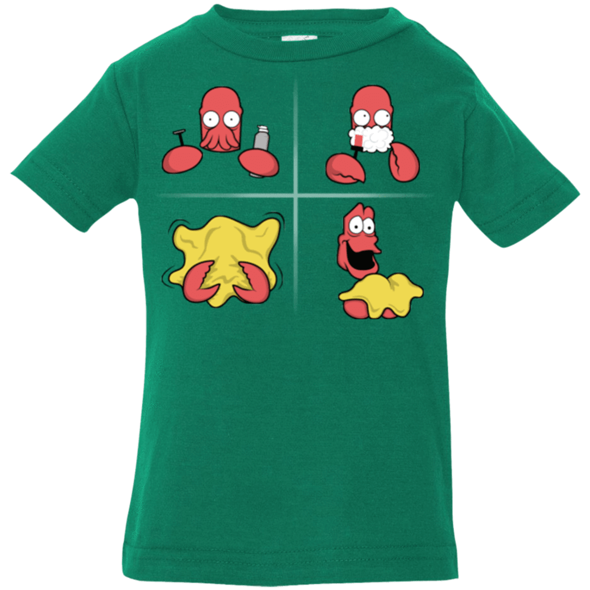 T-Shirts Kelly / 6 Months Shaving Process Infant Premium T-Shirt