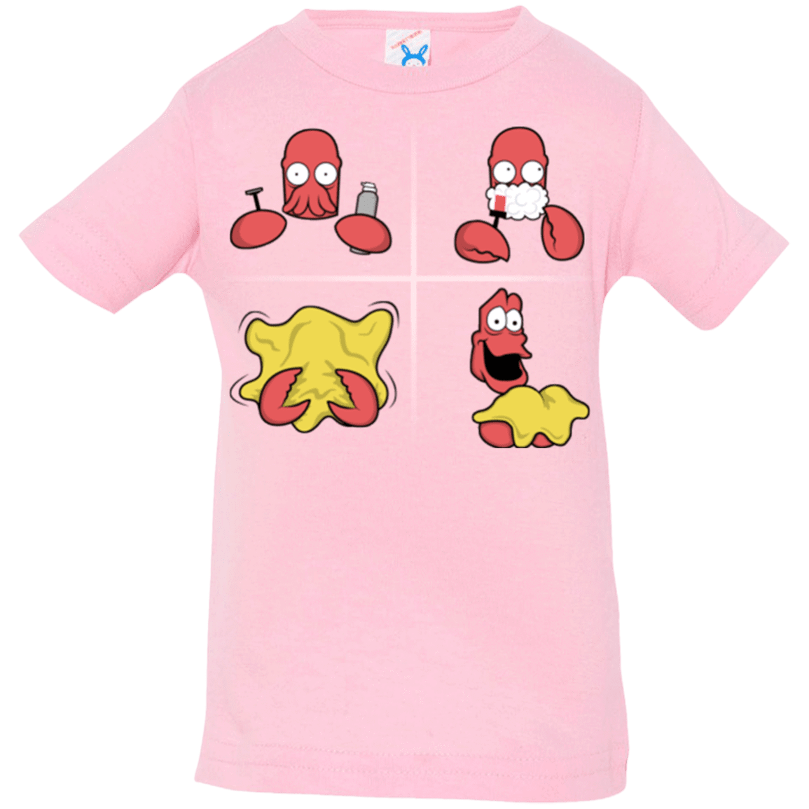 T-Shirts Pink / 6 Months Shaving Process Infant Premium T-Shirt