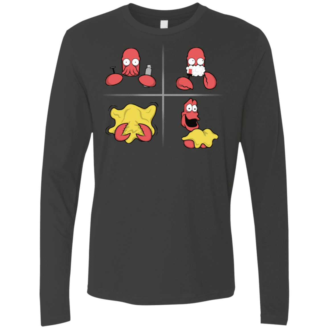 T-Shirts Heavy Metal / S Shaving Process Men's Premium Long Sleeve