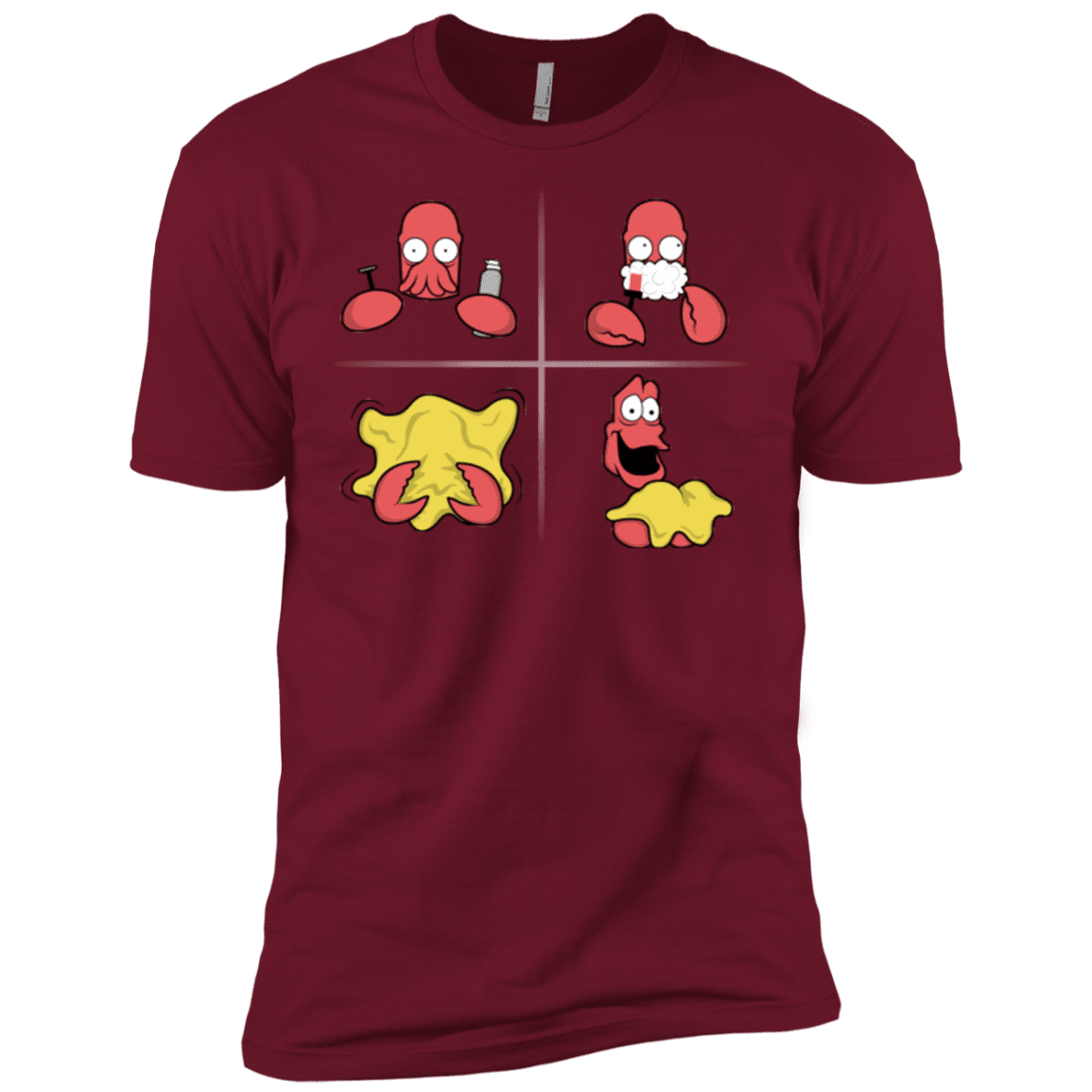 T-Shirts Cardinal / X-Small Shaving Process Men's Premium T-Shirt