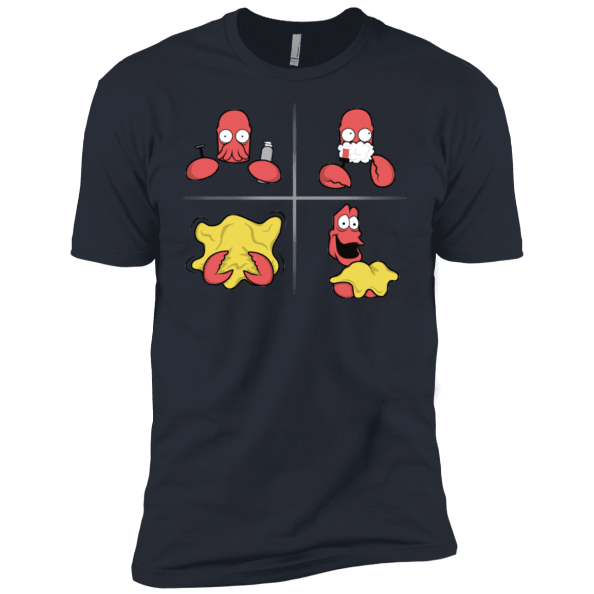 T-Shirts Indigo / X-Small Shaving Process Men's Premium T-Shirt