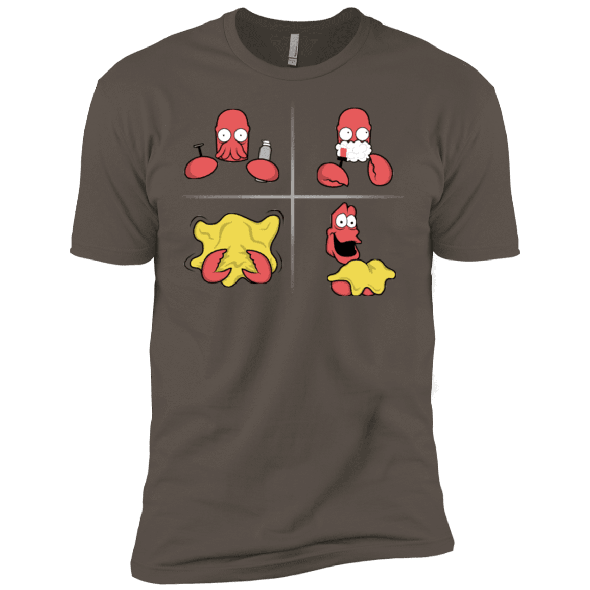 T-Shirts Warm Grey / X-Small Shaving Process Men's Premium T-Shirt