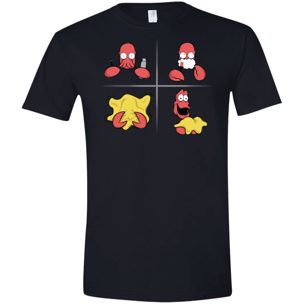 T-Shirts Black / X-Small Shaving Process Men's Semi-Fitted Softstyle