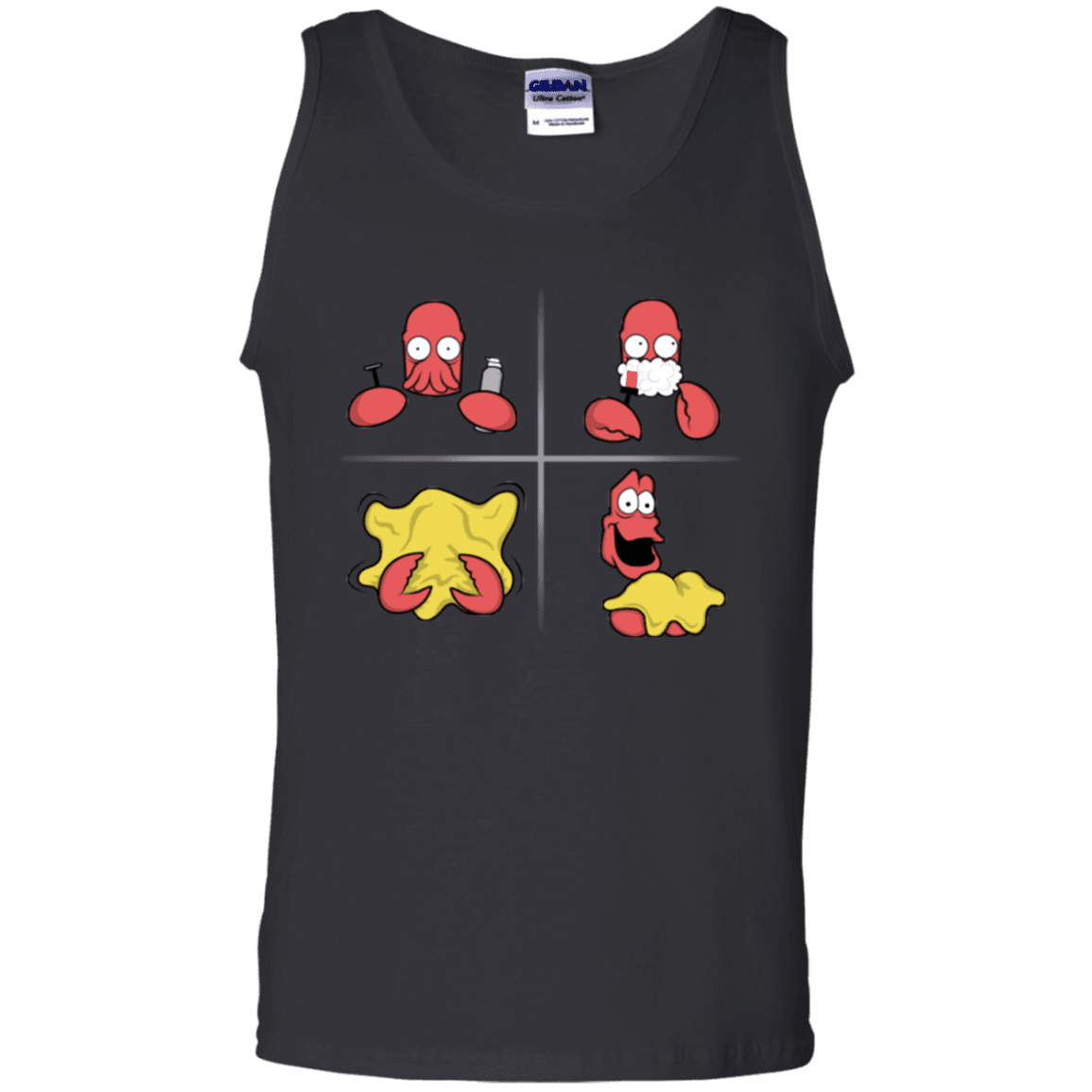 T-Shirts Black / S Shaving Process Men's Tank Top