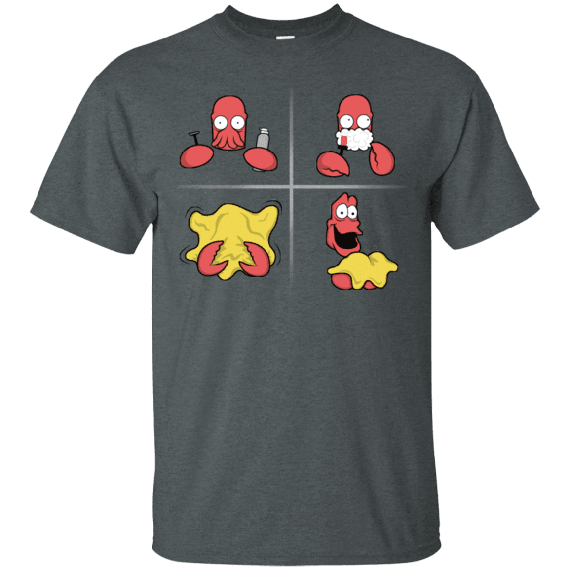 T-Shirts Dark Heather / S Shaving Process T-Shirt