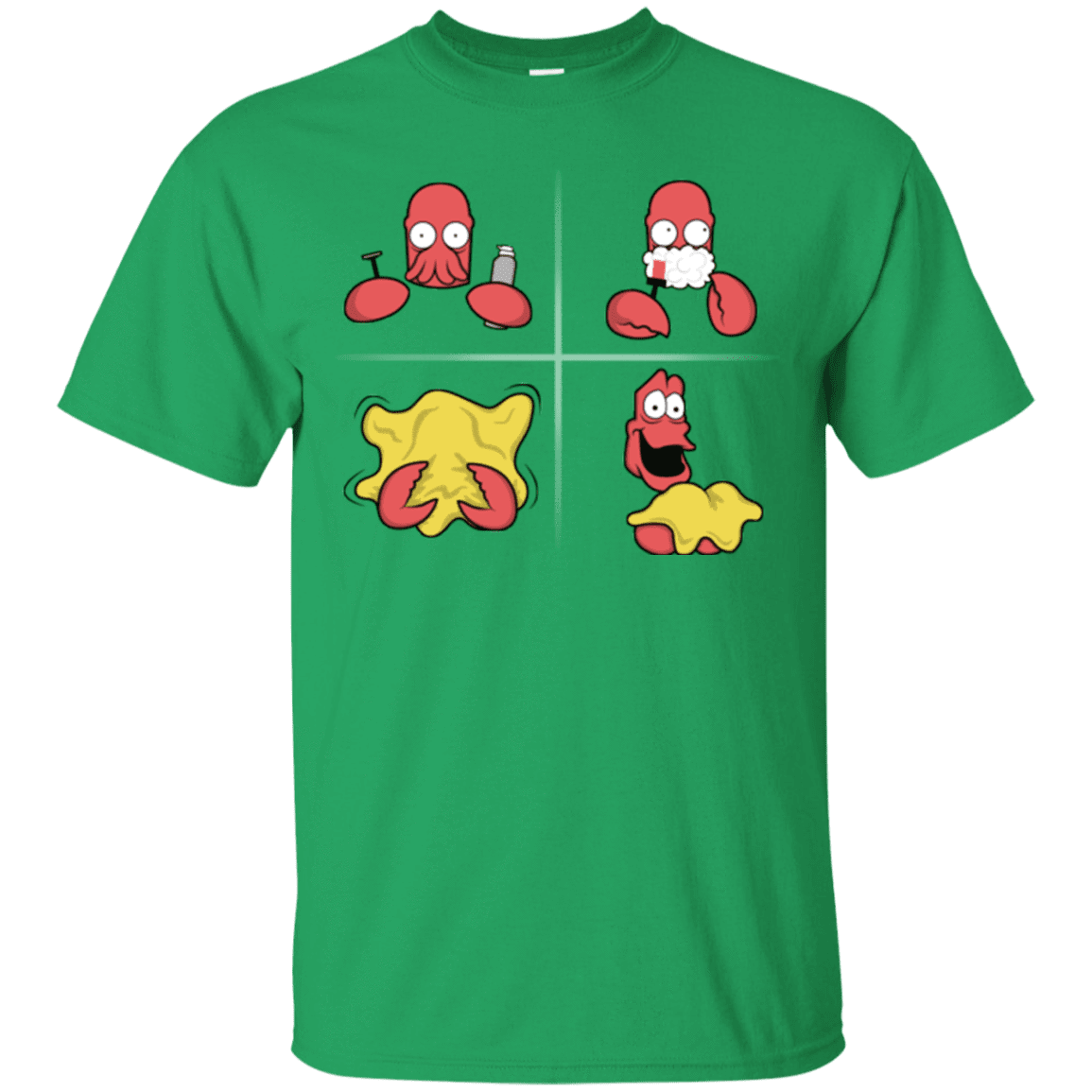 T-Shirts Irish Green / S Shaving Process T-Shirt