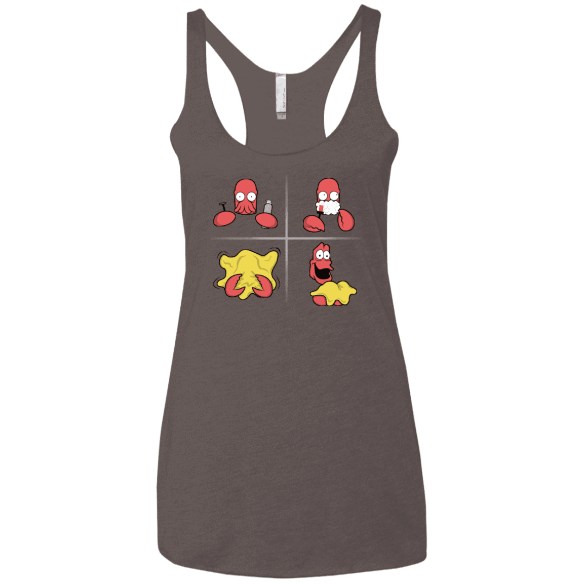 T-Shirts Macchiato / X-Small Shaving Process Women's Triblend Racerback Tank