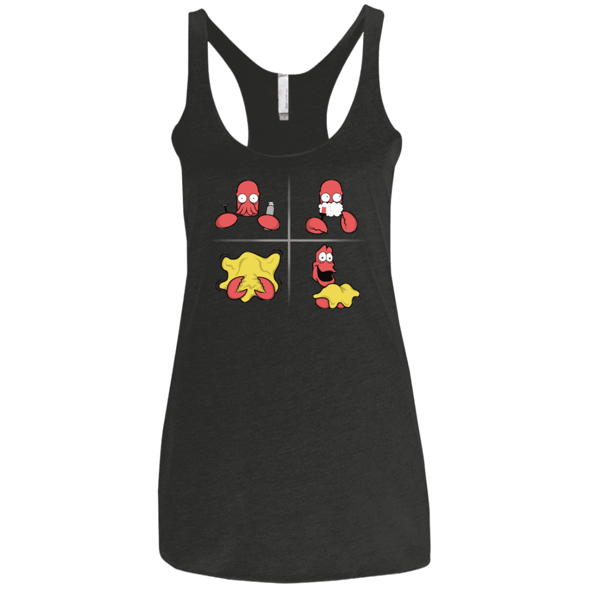 T-Shirts Vintage Black / X-Small Shaving Process Women's Triblend Racerback Tank