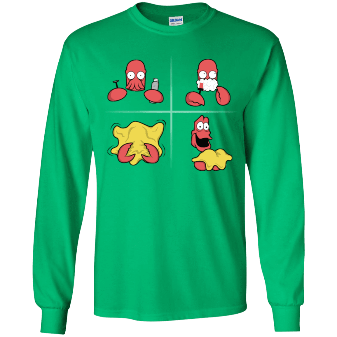 T-Shirts Irish Green / YS Shaving Process Youth Long Sleeve T-Shirt